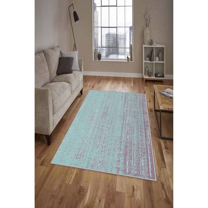 Килим за коридор, Conceptum Hypnose, 100x150 см, 100% полиестер, антибактериален, неплъзгащ се