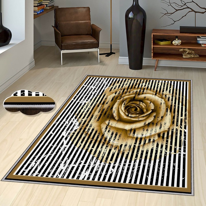 Covor de hol, Conceptum Hypnose, 100x200cm, 100% poliester, antibacterian, antiderapant