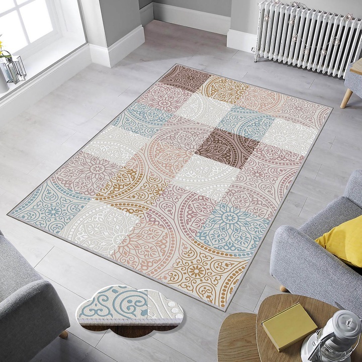 Килим за коридор Conceptum Hypnose, 80x200 см, антибактериален, многоцветен