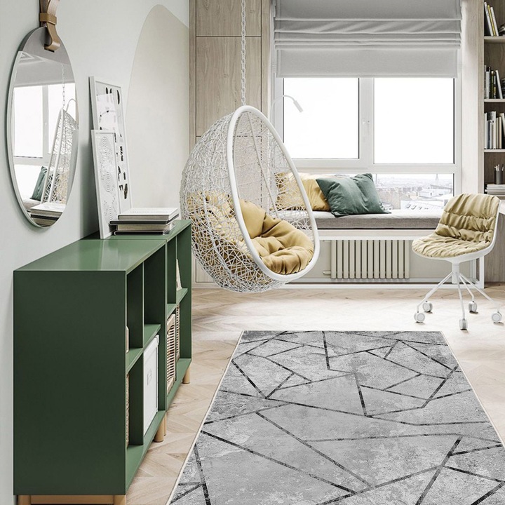 Covor, Conceptum Hypnose, 80x120cm, 100% poliester, antibacterian, non-slip