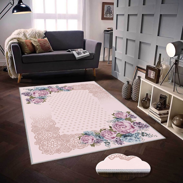 Előszobaszőnyeg, Conceptum Hypnose, 80x150cm, 100% poliészter, antibakteriális, csúszásmentes