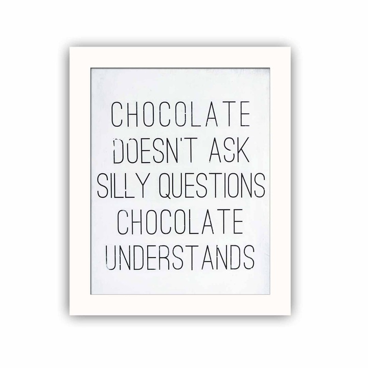 Dekoratív festmény kerettel, Wallity, bct-016, 23,5x28,5cm