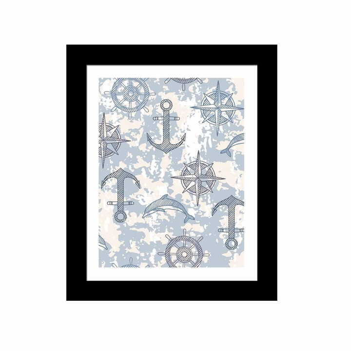 Dekoratív festmény kerettel, Wallity, SCT-110, 23,5x28,5cm