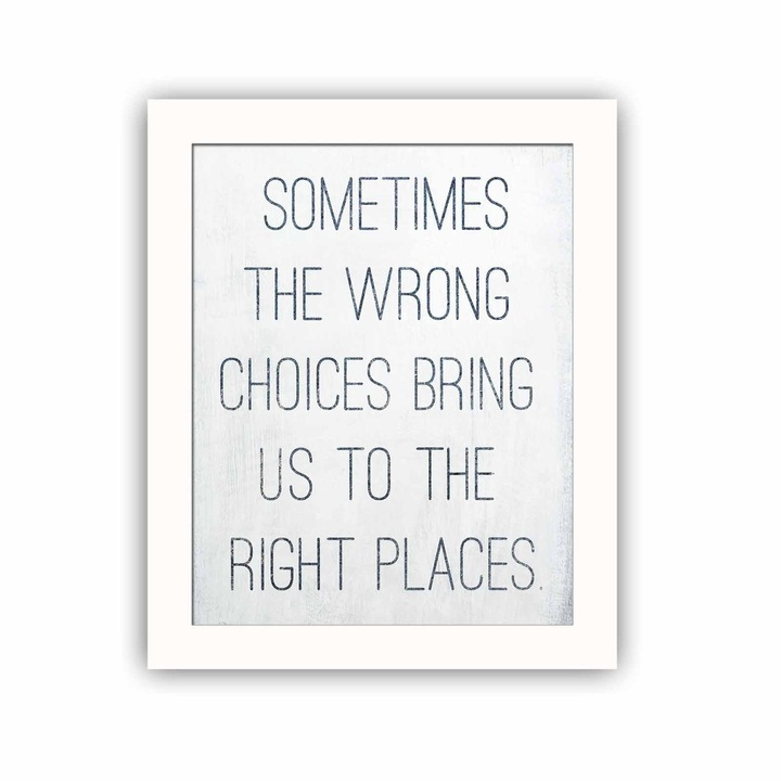 Dekoratív festmény kerettel, Wallity, bct-019 modell, 23,5x28,5cm