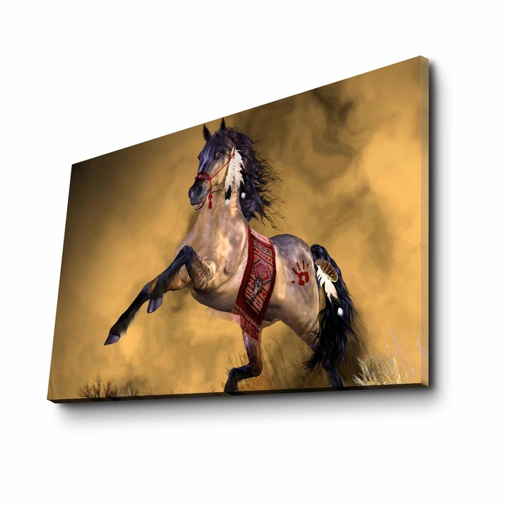 Dekoratív festmény vászonra, Wallity, 45x70cm, fa keretben