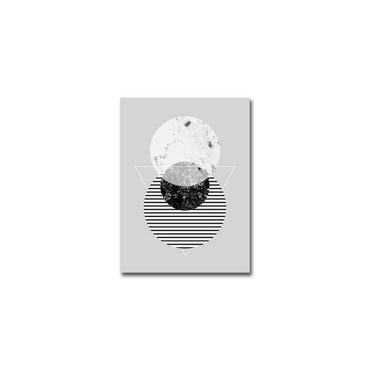 Dekoratív festmény vászonra, Wallity, 28x38cm, fa keretben