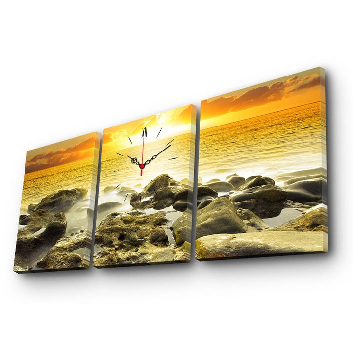 Ceasuri decorative, Wallity, set 3 piese, 30x40cm