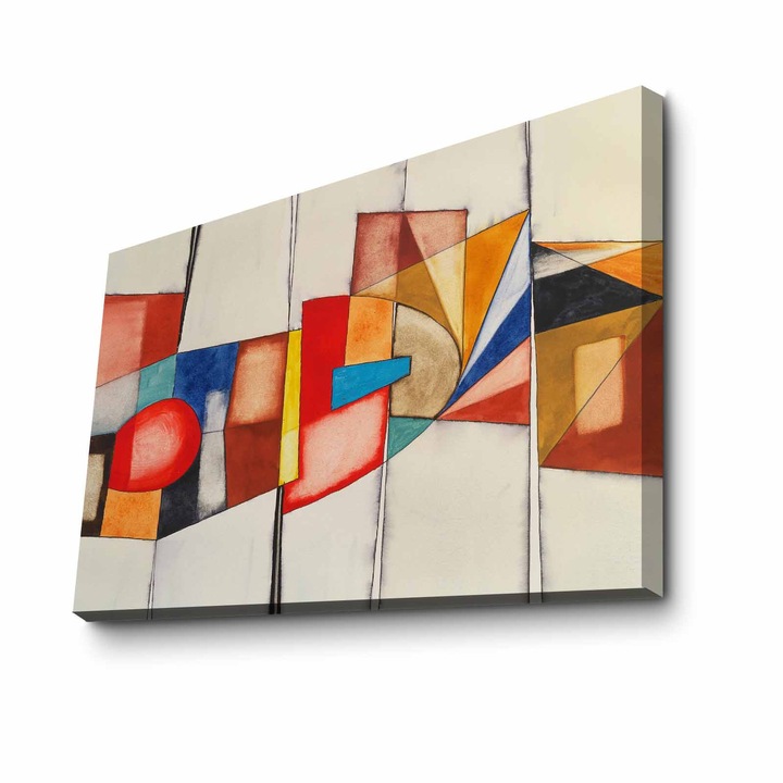 Dekoratív festmény vászonra, Wallity, 45x70cm, fenyőfa keretben