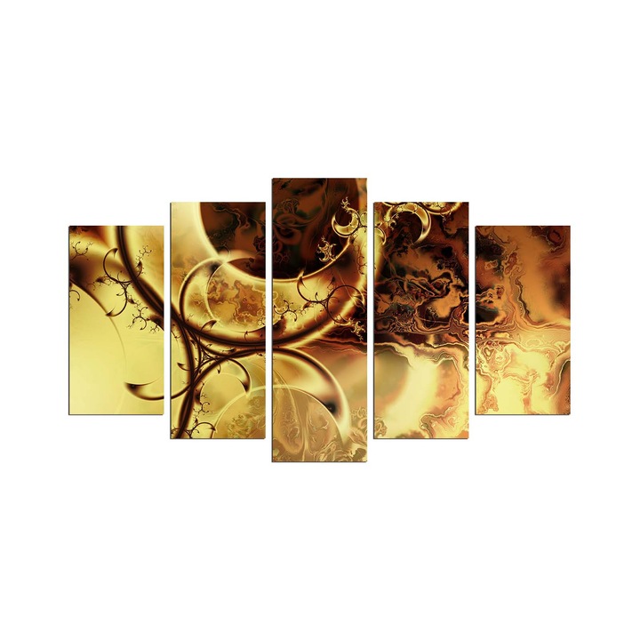 5 darabos dekorációs festőkészlet, Wallity, 110x60cm, MDF 3mm