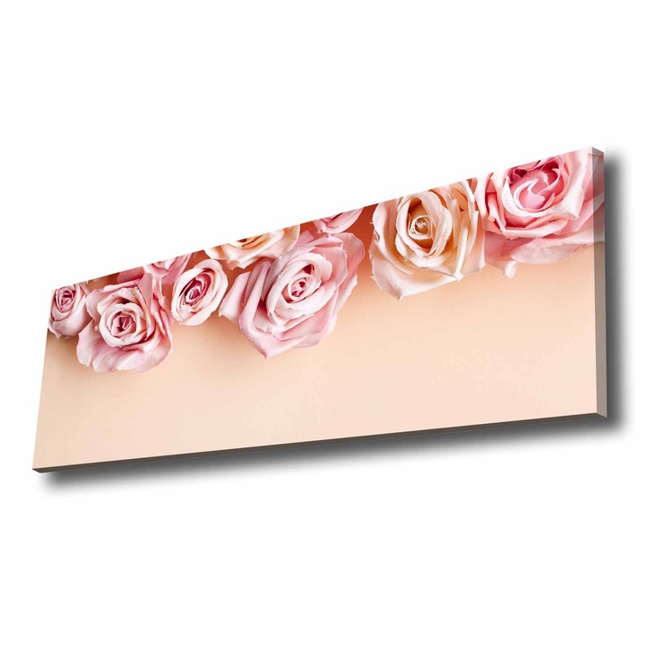 Dekoratív festmény vászonra, Wallity, 30x90cm, fenyőfa keretben