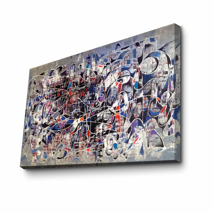 Dekoratív festmény vászonra, Wallity, 45x70cm, fenyőfa keretben