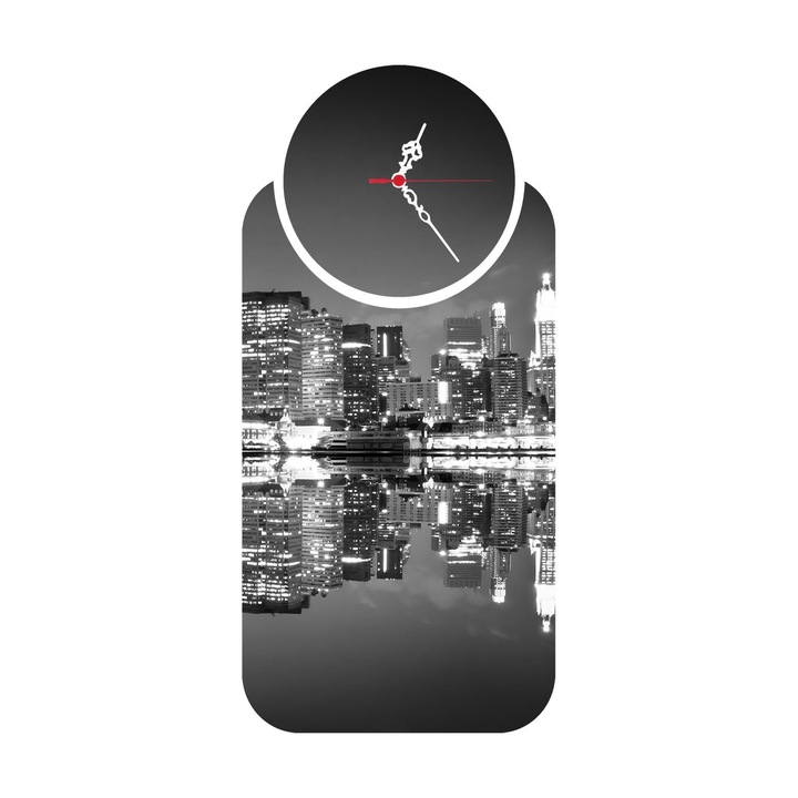 Dekoratív órák, Wallity, 2 darabos szett, 68x32cm, MDF 3mm