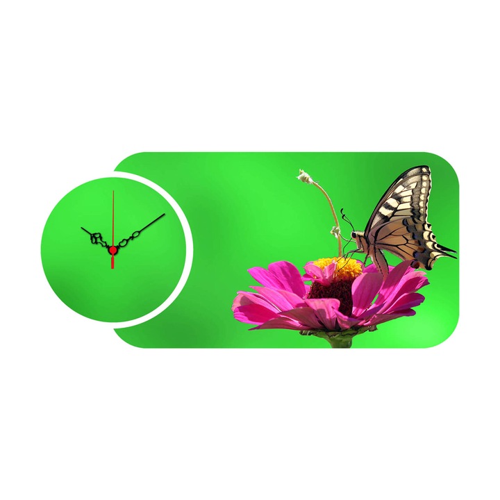 Ceasuri decorative set 2 piese, Wallity, 68x32cm, MDF