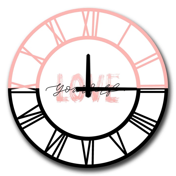 Dekoratív óra, Wallity, 50cm, MDF 5mm