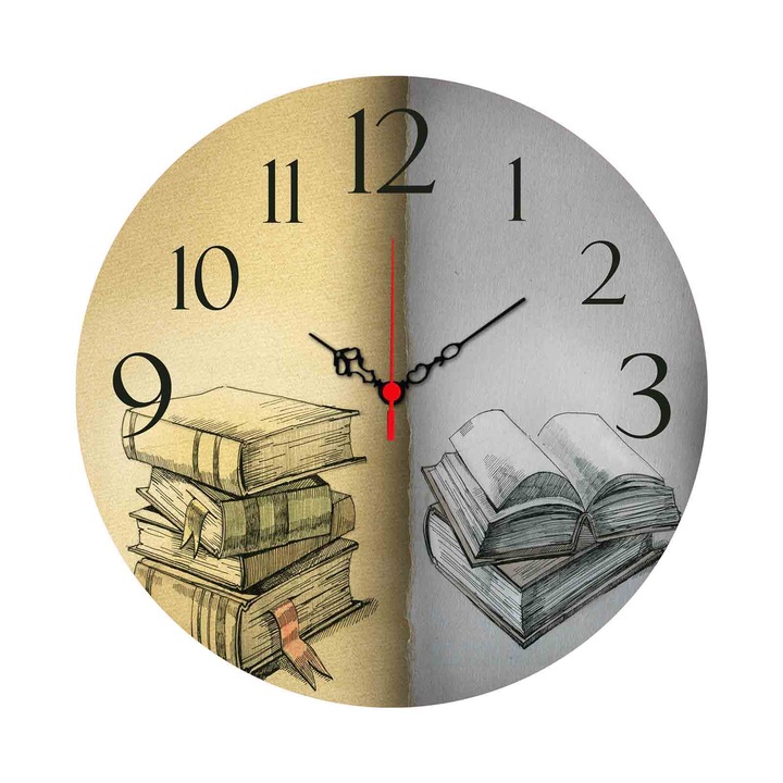 Ceas decorativ perete Wallity ms-38 MDF 40cm