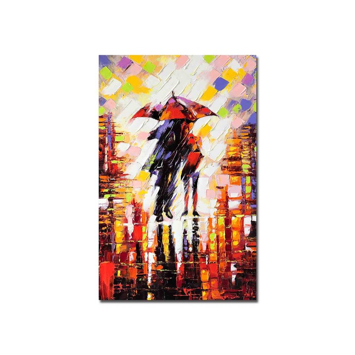 Dekoratív festmény, Wallity, 45x70cm, 100% velúr, fa keretben