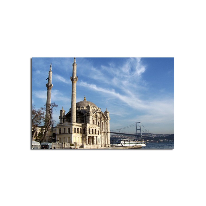 Dekoratív festmény vászonra, Wallity, 45x70cm, fa keretben