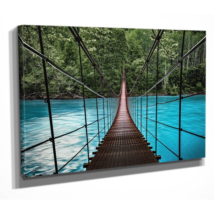 Dekoratív festmény vászonra, Wallity, 30x40cm, fa keretben