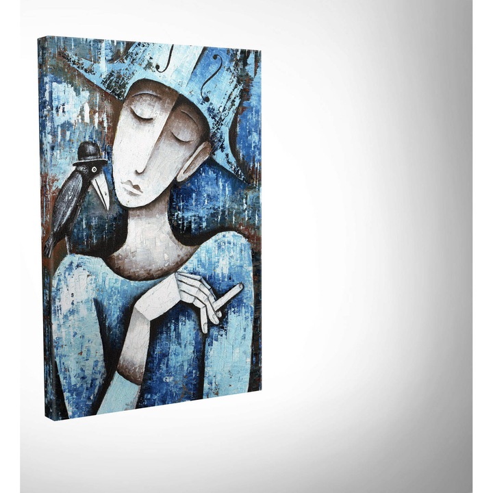 Dekoratív festmény vászonra, Wallity, 30x40cm, fa keretben