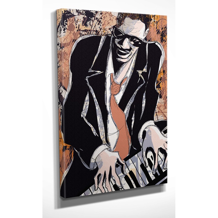 Dekoratív festmény vászonra, Wallity, 30x40cm, fa keretben