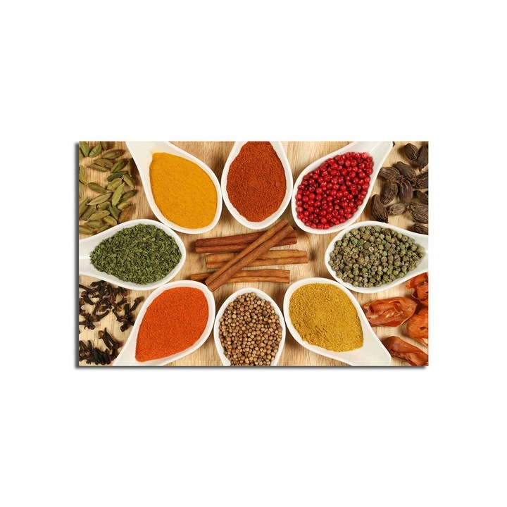 Dekoratív festmény, Wallity, 45x70cm, 100% velúr, fa keretben