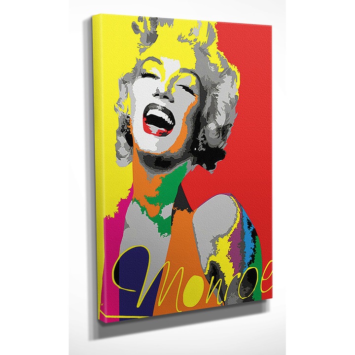 Dekoratív vászonfestmény, Wallity, 30x40cm, fa keret, vastagság 3cm