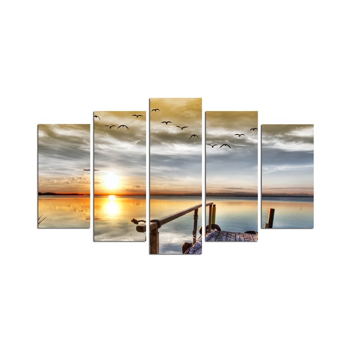 5 darabos dekorációs festőkészlet, Wallity, 110x60cm, MDF 3mm