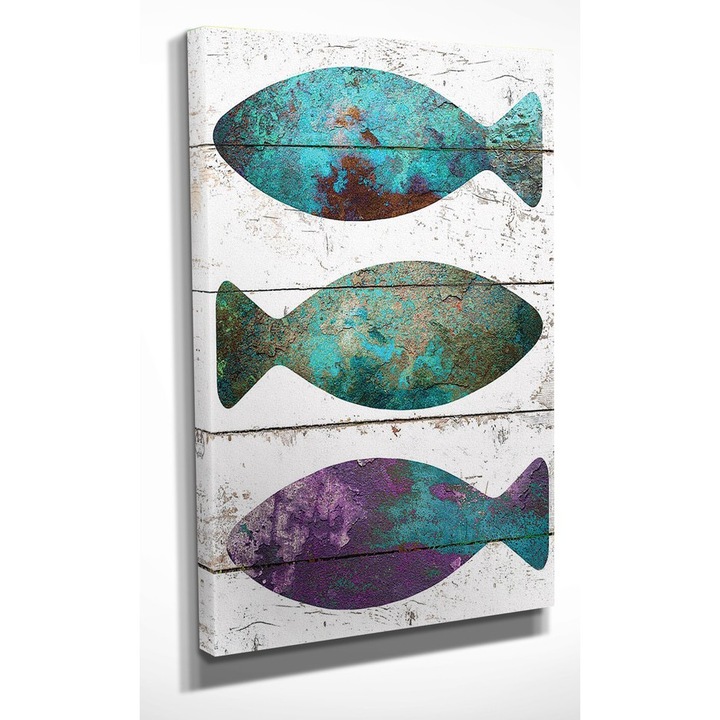 Dekoratív festmény vászonra, Wallity, 30x40cm, fa keretben