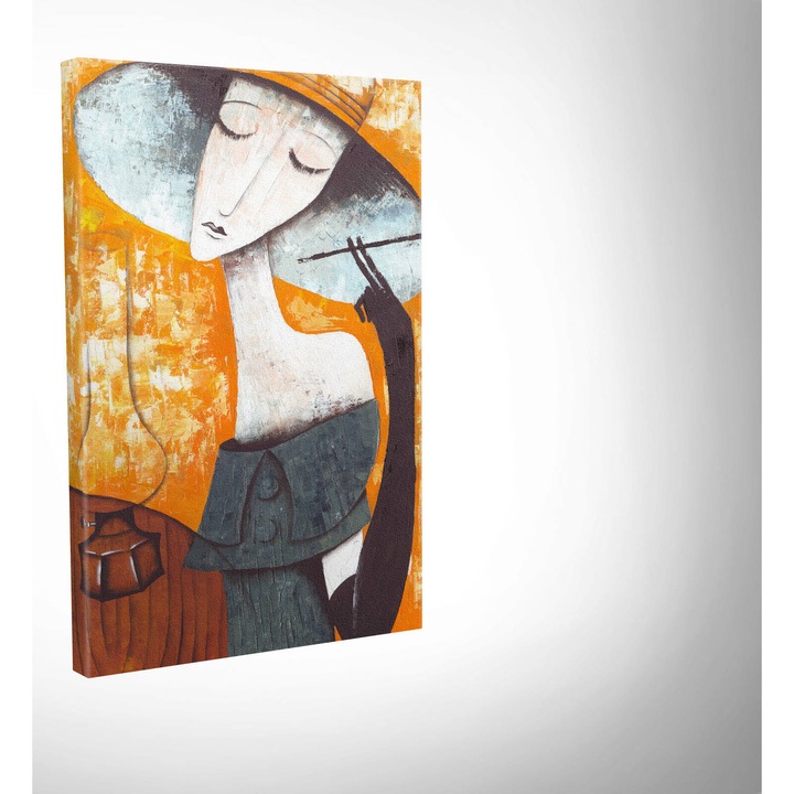 Dekoratív festmény vászonra, Wallity, 30x40cm, fa keretben