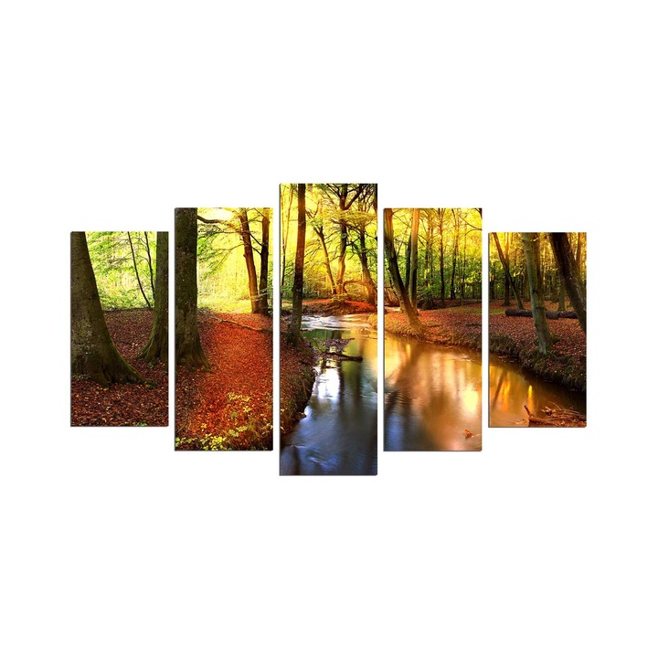 5 darabos dekorációs festőkészlet, Wallity, 110x60cm, MDF 3mm