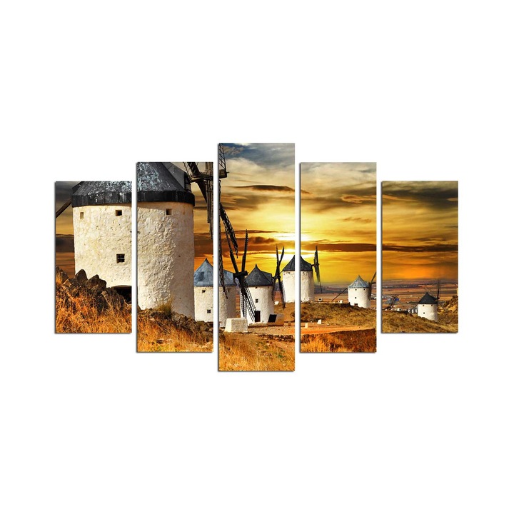 5 darabos dekorációs festőkészlet, Wallity, 110x60cm, MDF 3mm