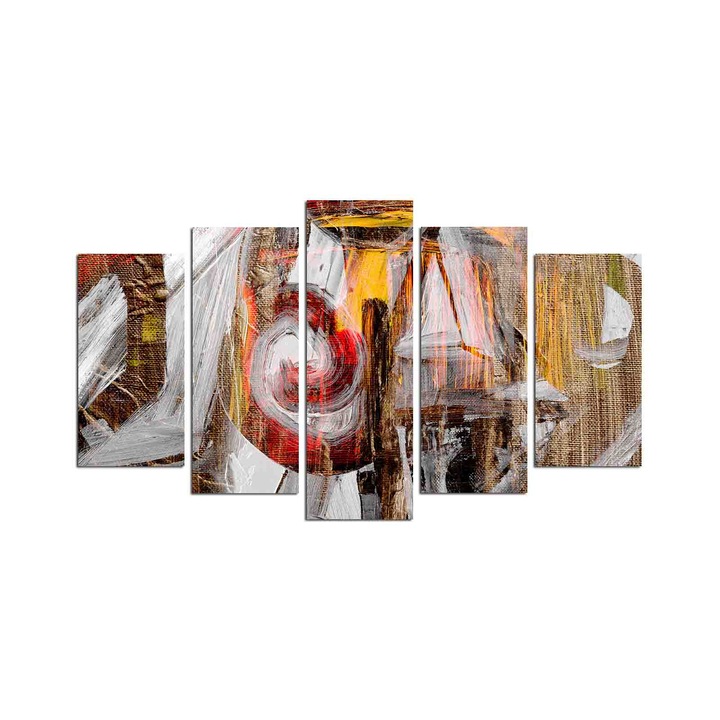 5 darabos dekorációs festőkészlet, Wallity, 110x60cm, MDF 3mm