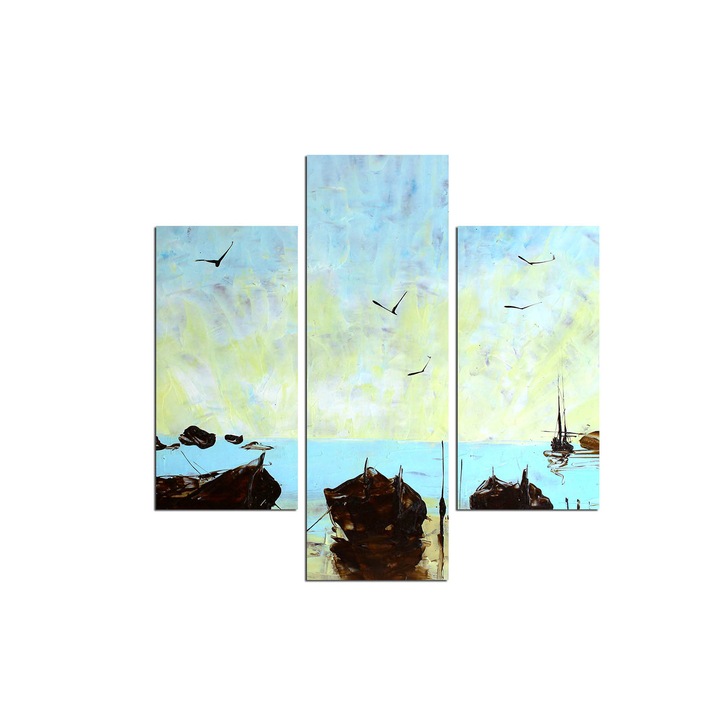 3 darabos dekoratív festőkészlet, Wallity, 20x60cm, 20x40cm, 64x60cm