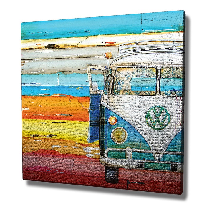 Dekoratív vászonfestmény, Wallity, 45x45cm, fakeret 3cm