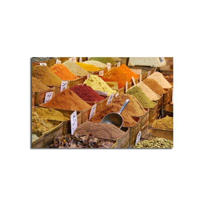 Dekoratív festmény, Wallity, 45x70cm, 100% velúr, 3cm fa keret