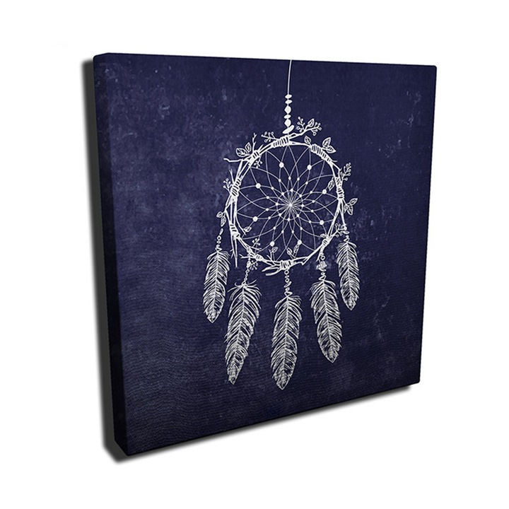 Dekoratív festmény vászonra, Wallity, 45x45cm, fa keretben