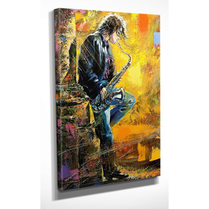 Dekoratív festmény vászonra, Wallity, 30x40cm, fa keretben