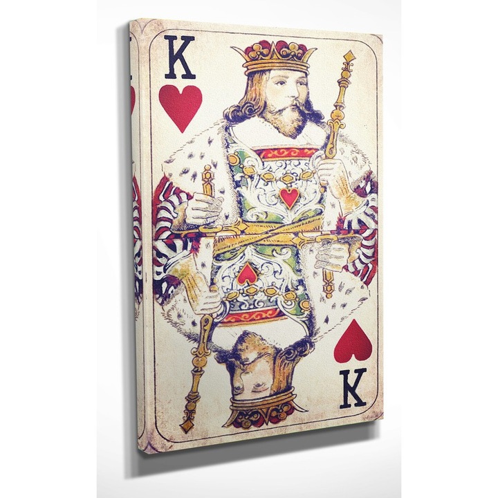 Dekoratív festmény vászonra, Wallity, 30x40cm, fa keretben