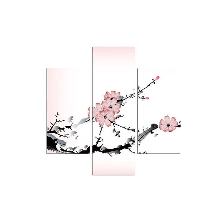 3 darabos dekoratív festőkészlet, Wallity, 20x60cm, 20x40cm, többszínű, 64x60cm