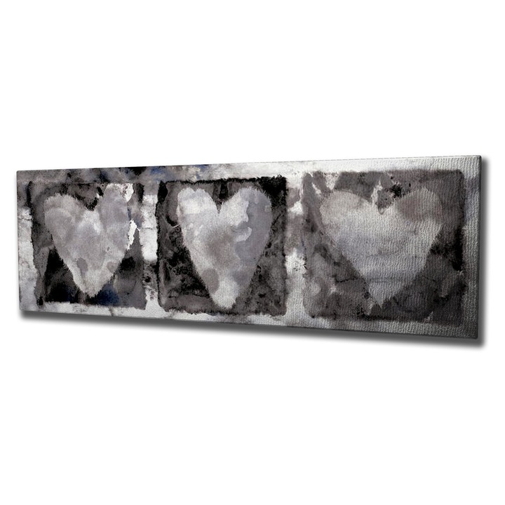 Dekoratív festmény vászonra, Wallity, 30x80cm, fa keretben