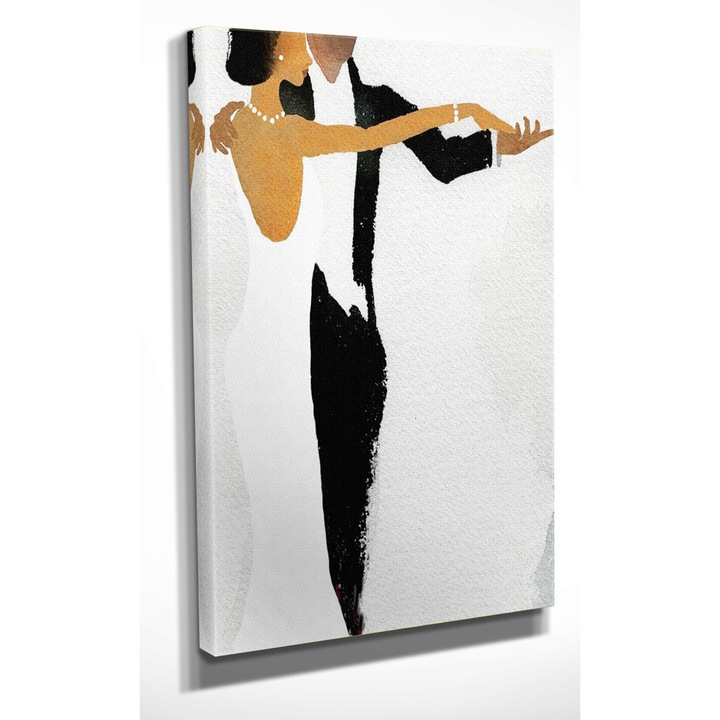 Dekoratív festmény vászonra, Wallity, dc344 modell, 30x40cm, fa keretben