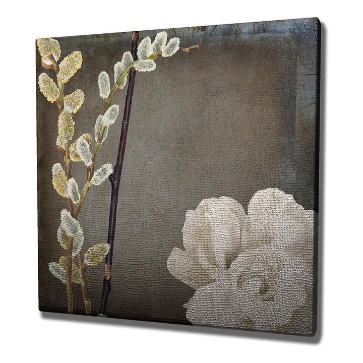 Dekoratív festmény vászonra, Wallity, 45x45cm, fa keretben