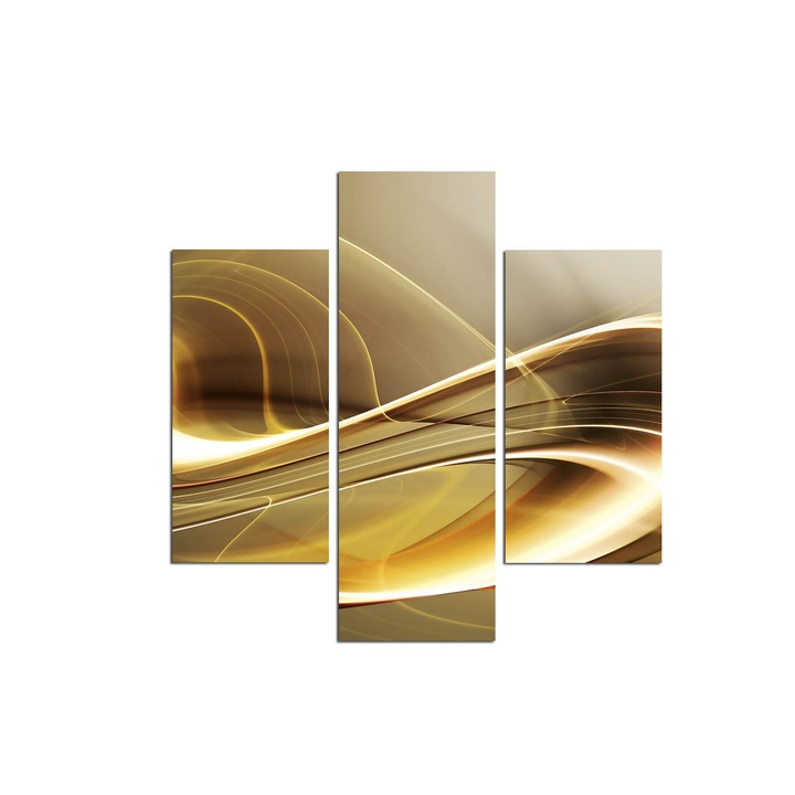 Dekoratív festmények, Wallity, 3 darabos készlet, 20x60cm, 20x40cm, 64x60cm