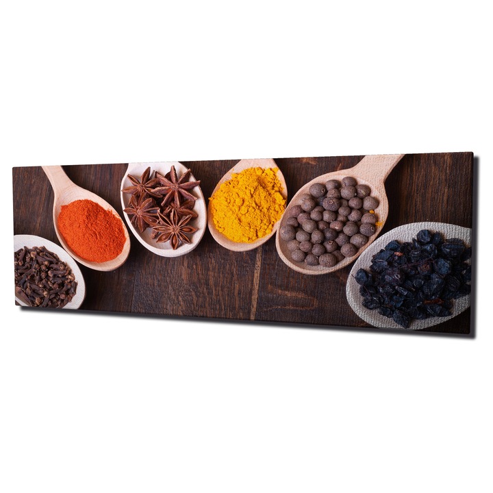 Dekoratív festmény vászonra, Wallity, 30x80cm, fa keretben