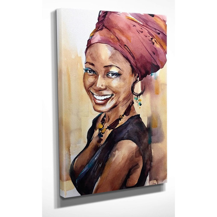 Dekoratív festmény vászonra, Wallity, dc322 modell, 30x40cm, fa keretben