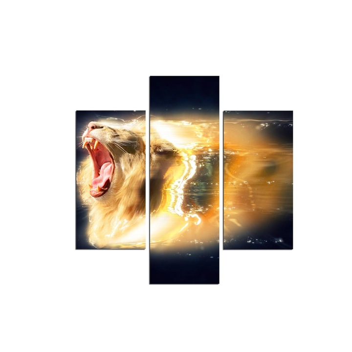 MDF díszképek (3 darabos készlet), Wallity, 20x60cm, 20x40cm, 64x60cm