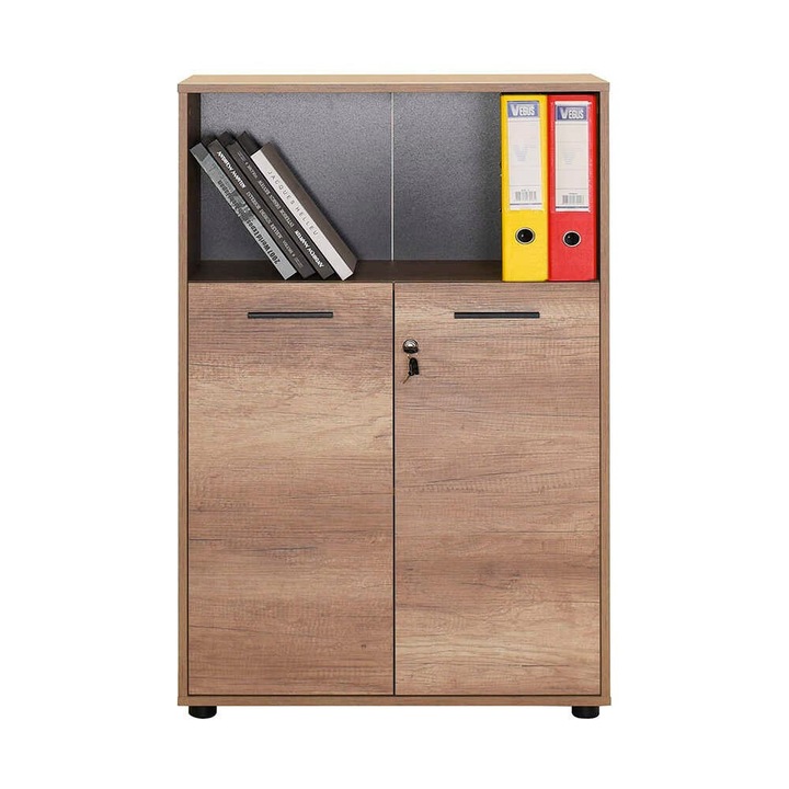 Biblioteca carti, Woody Fashion, 72x110x34cm, 16mm