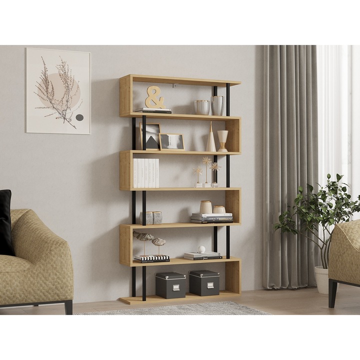 Woody Divatkönyvtár, 18 mm, 90x162,6x22 cm