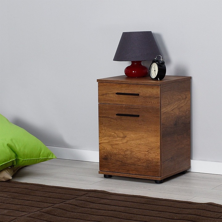 Noptiera, Woody Fashion, maro, 40x57x39cm, 16mm