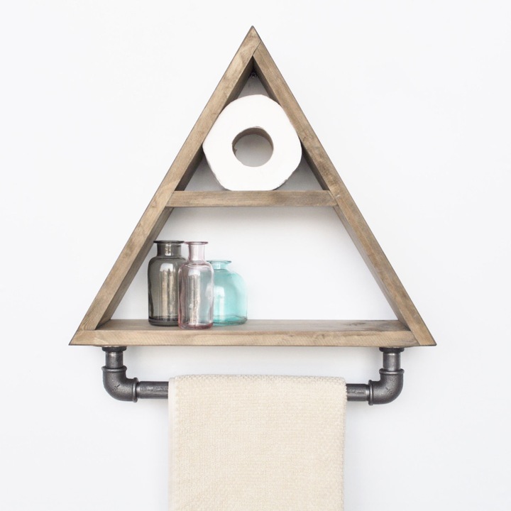 Raft, Woody Fashion, 36x41x11cm, lemn de brad, metal